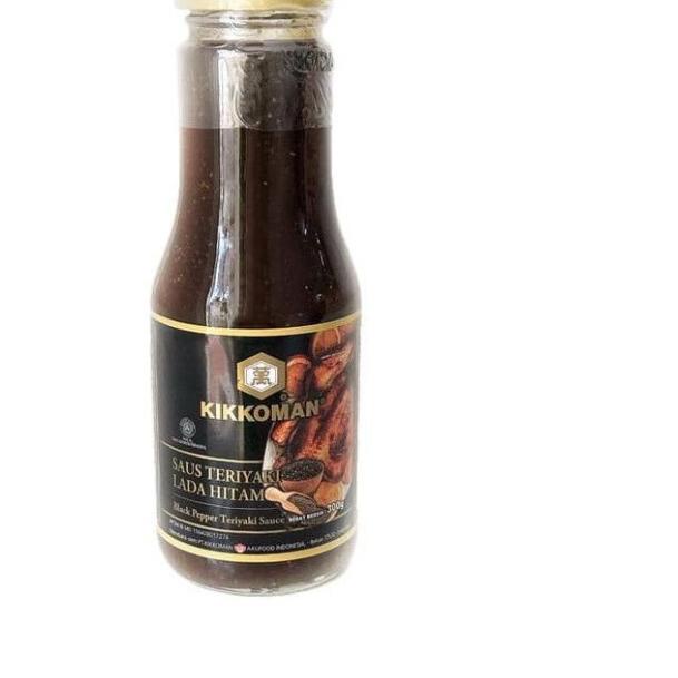 

☃ Kikkoman Black Pepper Teriyaki Sauce - Saus Teriyaki Lada Hitam 300g ♙