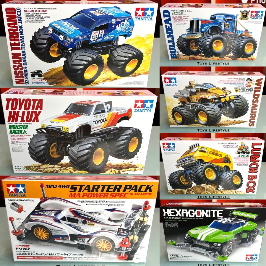 Mainan Rakit Mobil Tamiya Mini 4WD - Hexagonite (ORIGINAL)