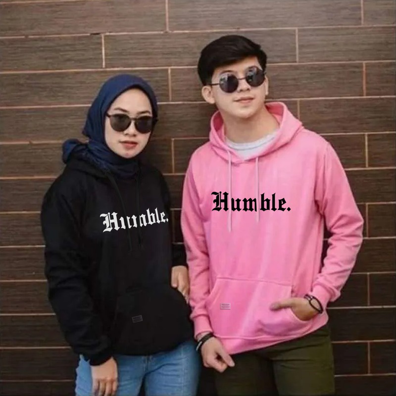 Parisdivarious Sweater Hoodie Jemper Humble Bahan Fleece Size S - XXL (Pria &amp; Wanita)