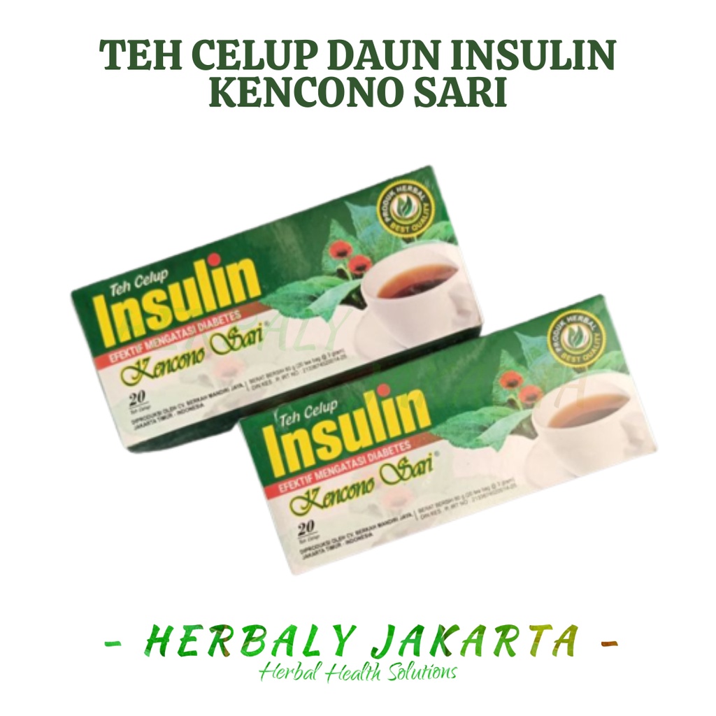 

Teh Celup Daun Insulin Kencono Sari Teh Herbal Obat Diabetes 100% Original