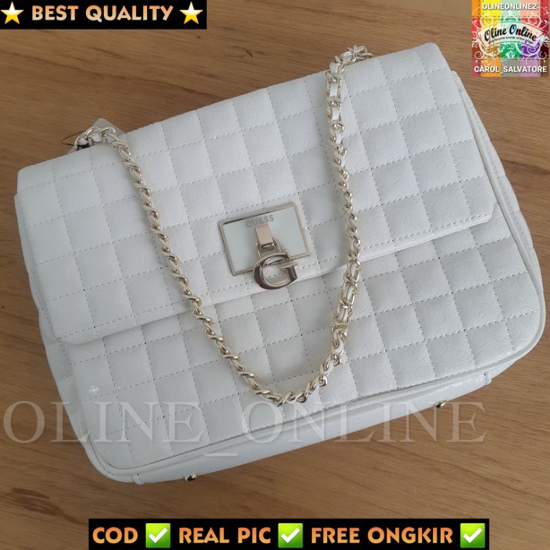 tas kobo spring collection 2023 wanita shoulder bag bahu punggung pundak office coating canvas elegant big quilted gs bag