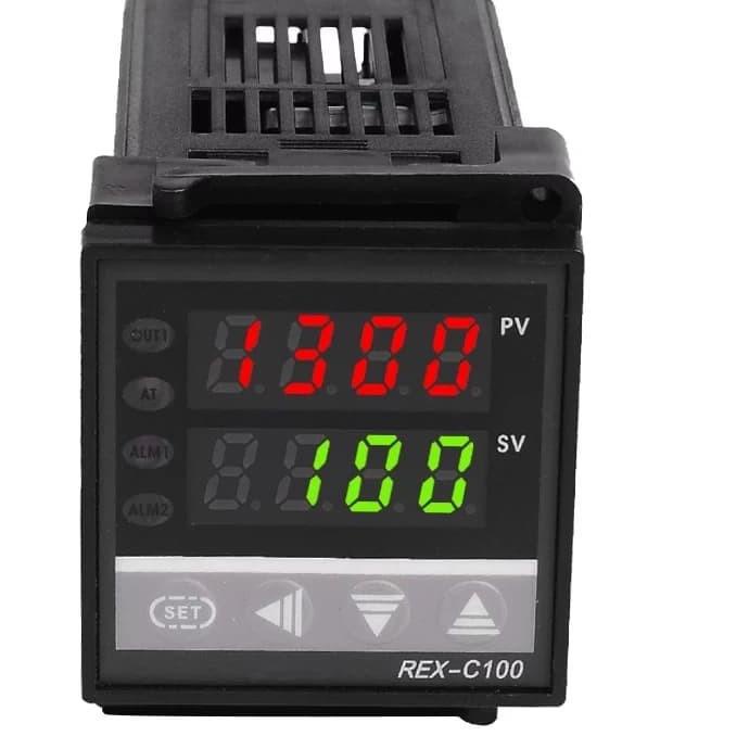 ✪ PID Rex RKG C100 Rex-C100 Output SSR 220V AC C 400C Module Modul Digital Temperature Temperatur Su