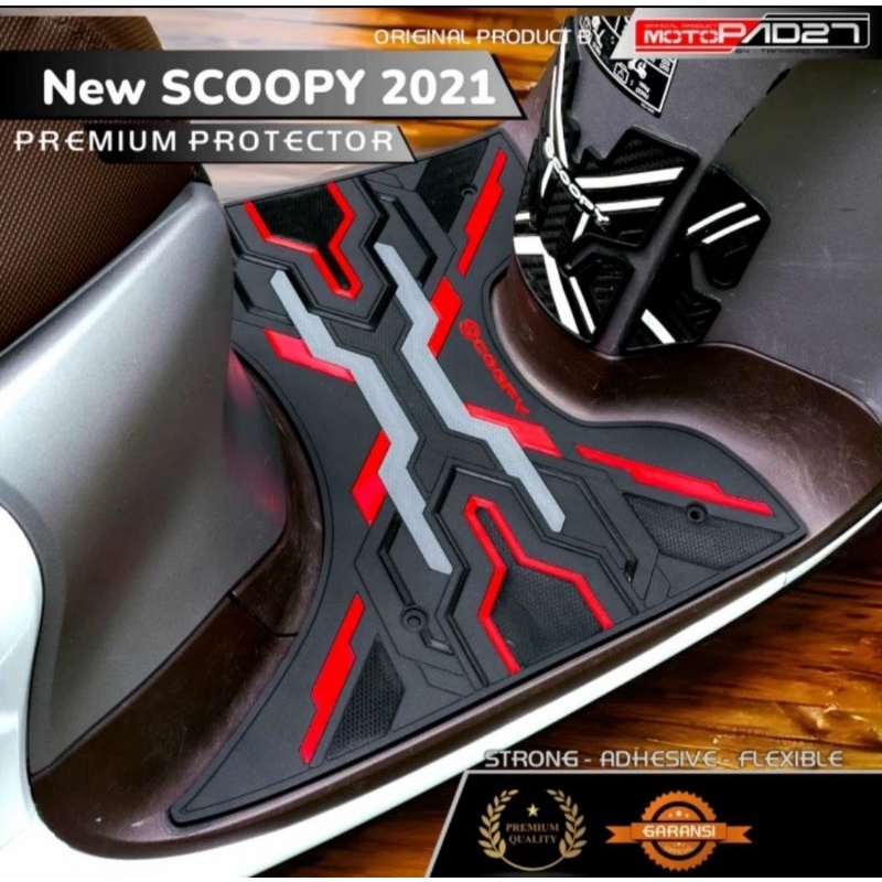 Motopad27 Garnish New Scoopy Cover Laci Kiri Honda New Scoopy 2021 2022 2023