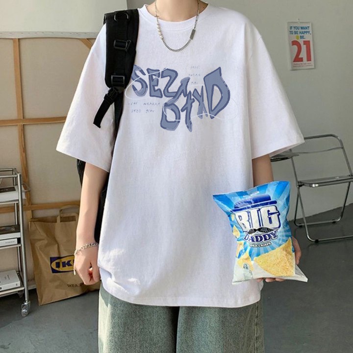 RDGF official shop  2023 versi Korea baru  kemeja leher bulat