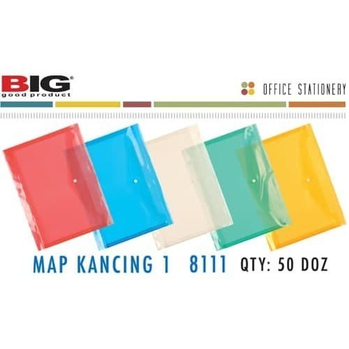 

Map Kancing plastik Big A5 - 8812