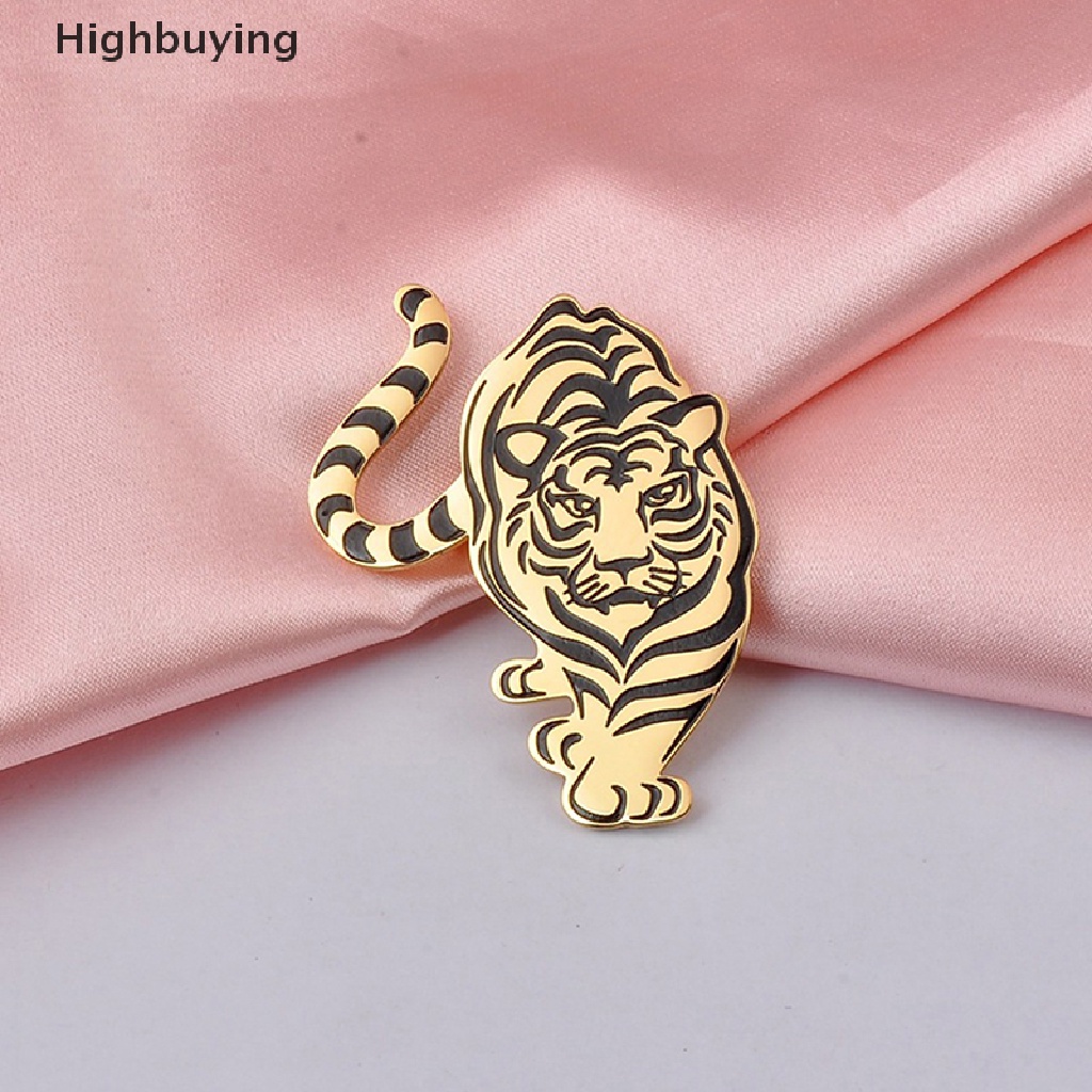 Hbid Fashion Harimau Bros Vintage Dekorasi Pernikahan Logam Bros Syal Sweater Jas Pin Up Gesper Femininos Bros Pasangan Kerah Perhiasan Pin Glory