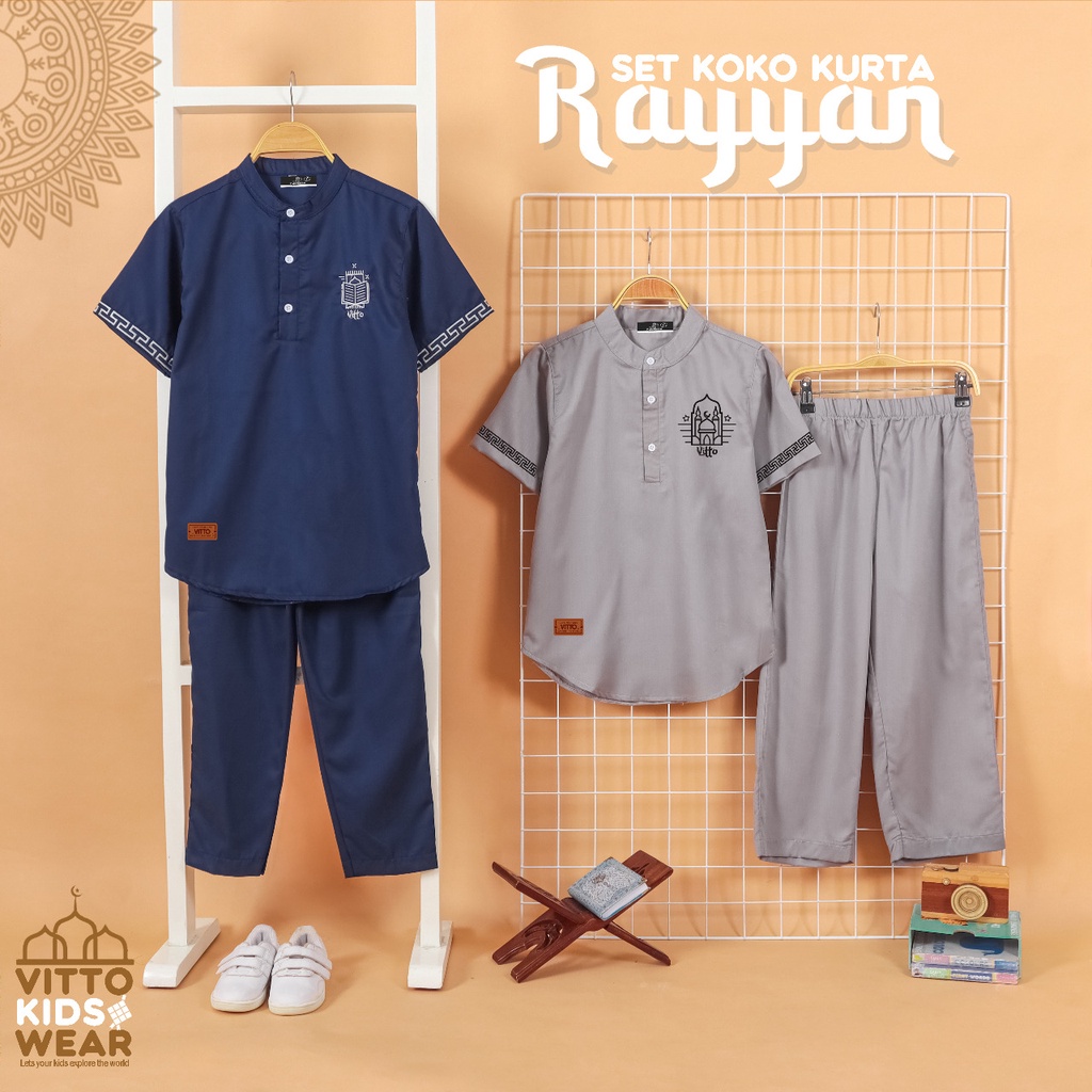 SET KURTA KEMKO kemeja koko RAYYAN anak dan remaja by vitto kidswear