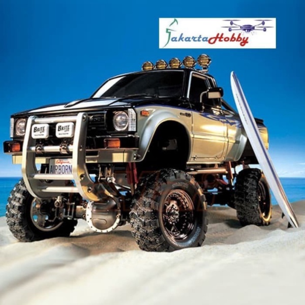 

Dijual Tamiya 1/10 Toyota Hilux High Lift 4x4 3Speed EP Crawler CarKit 58397 Murah