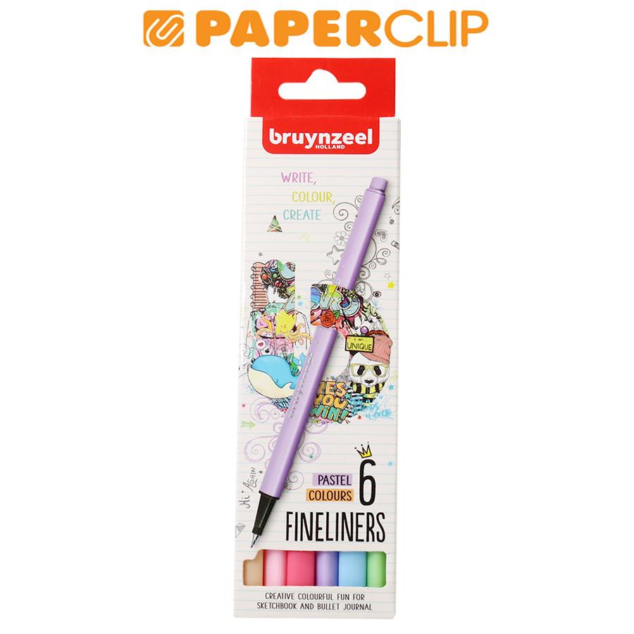 

FINELINER BRUYNZEEL PASTEL COLOR SET 6 60241206