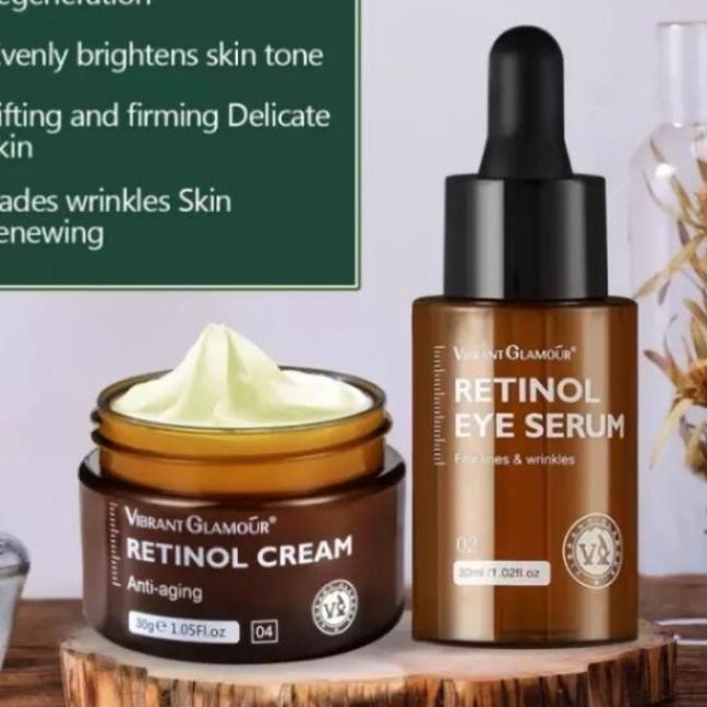 ➨ Glamour Vibran retinol cream dan serum ✫
