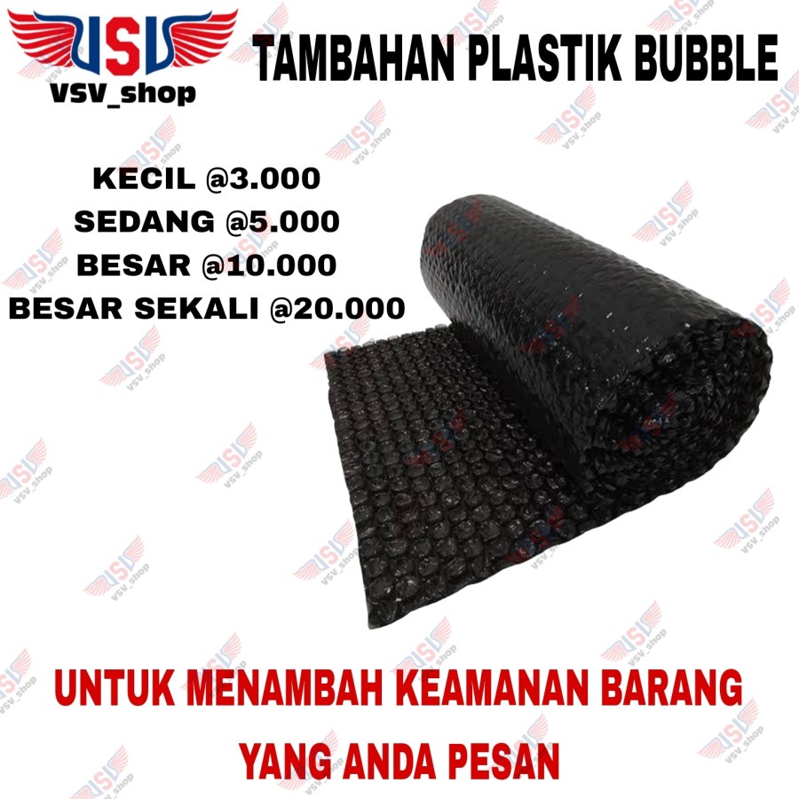 TAMBAHAN PLASTIK BUBBLE AGAR LEBIH AMAN SAAT PENGIRIMAN