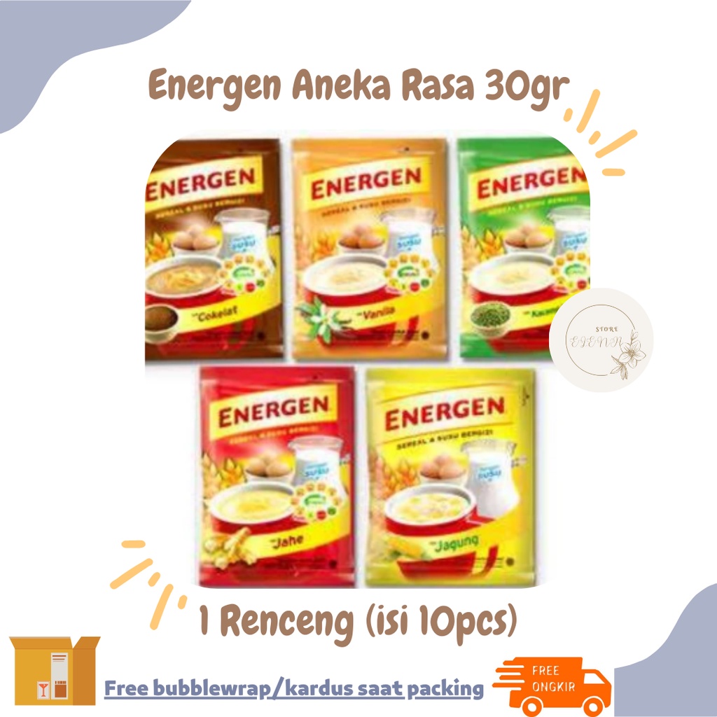 

ENERGEN 30GR VARIAN RASA 1 RENCENG