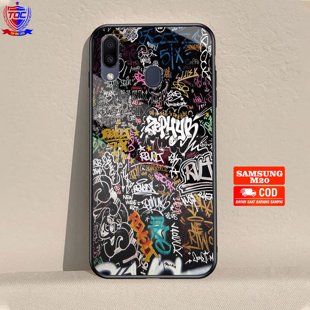 Case SAMSUNG M20 - Casing SAMSUNG M20 Terbaru Top One Case [ GRAFITTY ] Casing Hp SAMSUNG M20 - kesi