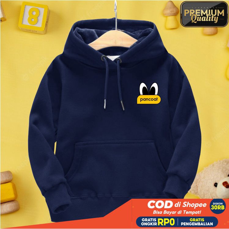 Sweater Hoodie Anak Laki-laki/Perempuan Usia 4-10 Tahun Hoodie Anak Bahan Tebal Premium