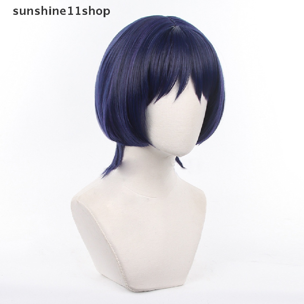 Sho Genshin Impact Wanderer Cosplay Wig Tahan Panas Wig Sintetis Wig Pesta N