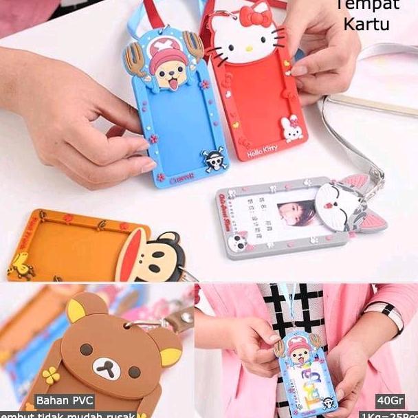 

Name Tag Tempat Kartu Nama Kreatif Kartun Gantungan Kartu Nama Lucu