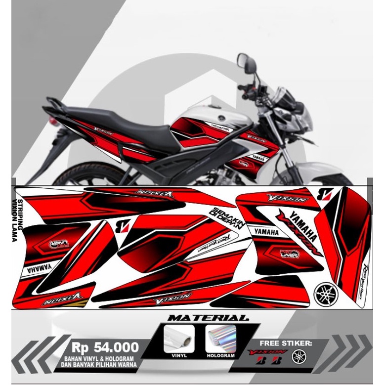 Sticker Striping Lis Variasi OLD Vixion Lightning Decal Lis Variasi Vixion OLD 2008-2012
