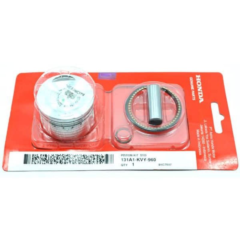 131A1-KVY-960 Piston Seher Kit Beat Karbu Scoopy Karbu Ori Honda AHM OS STD, 25, 50, 75, 100