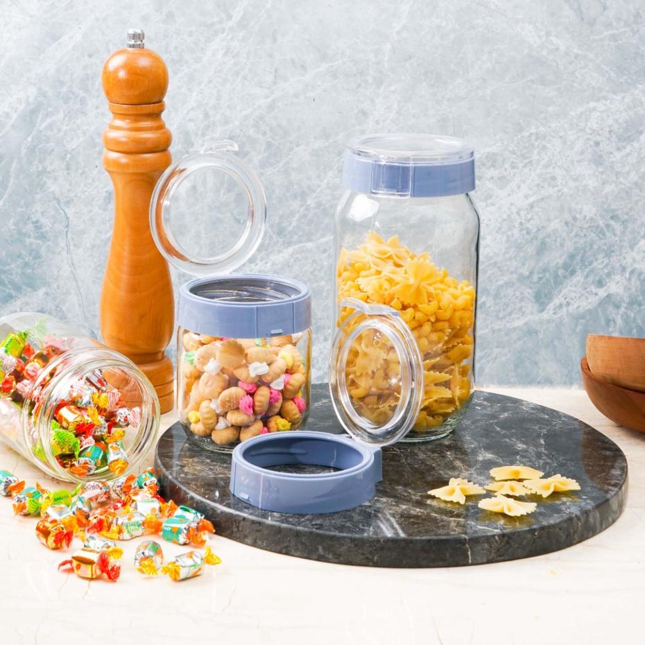 ✻ PERO STORAGE JAR SET OF 3 / TOPLES ISI 3PCS ♪