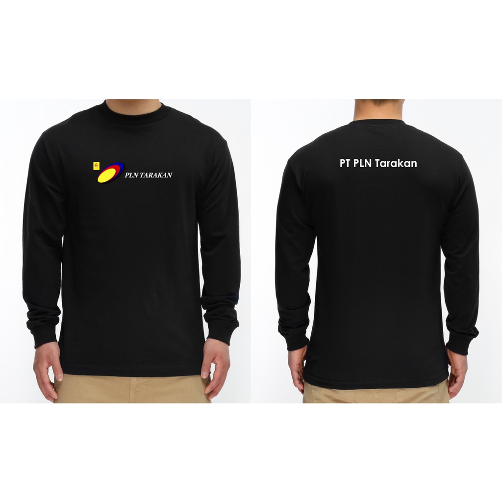 T-SHIRT KAOS LENGAN PANJANG PT PLN TARAKAN