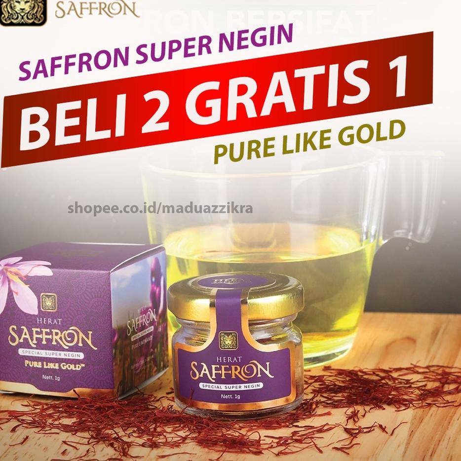 

➭ GRADE A+ Saffron Safron Super Negin Original Asli Afghanistan 1 gram ❇