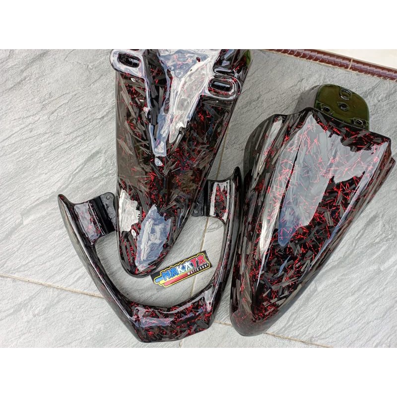 paket karbon mio sporty dan smile kevlar forged venom paket lengkap murah mio sporty dan mio smile k