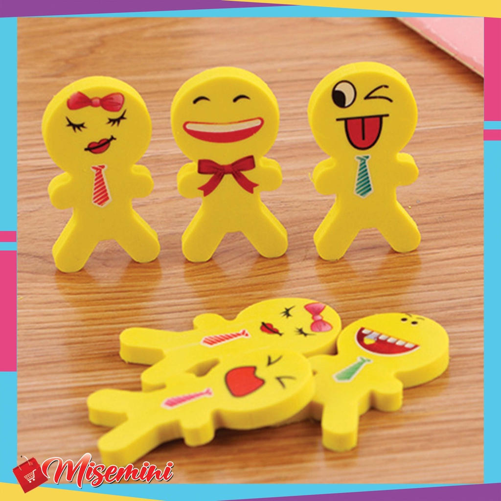 

Ⓜ️ Ⓜ️️Penghapus Pensil Karakter I Love Smile Set 2pcs