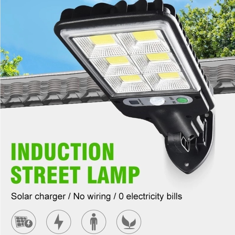 Lampu Jalan Tenaga Surya LED Rotatable 360derajat Untuk Taman Rumah Teras Jalan Halaman Pencahayaan Tahan Air Lampu Dinding Super Terang Outdoor