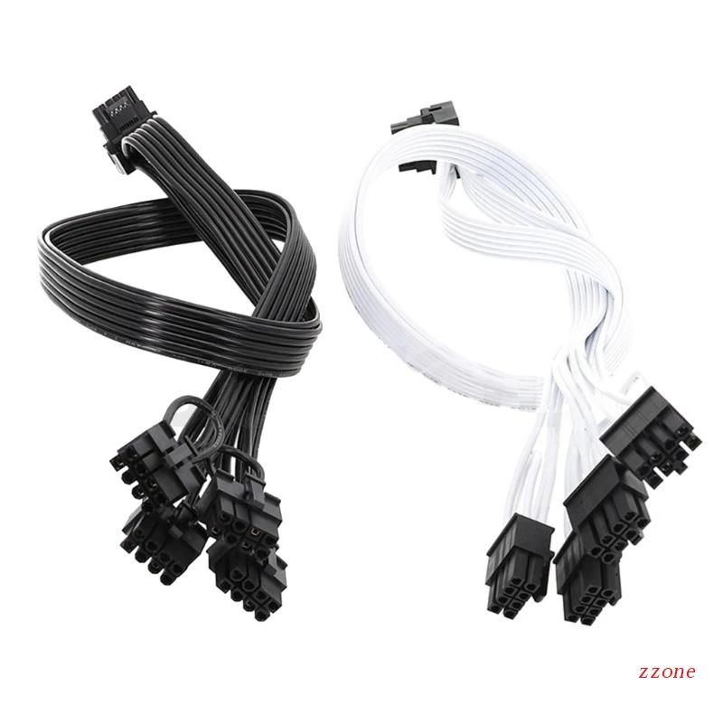 Zzz PCIE 5.0 8pin Ke CPU 16Pin Male Power Supply Cable Untuk Corsair HX1200I/HX1000I