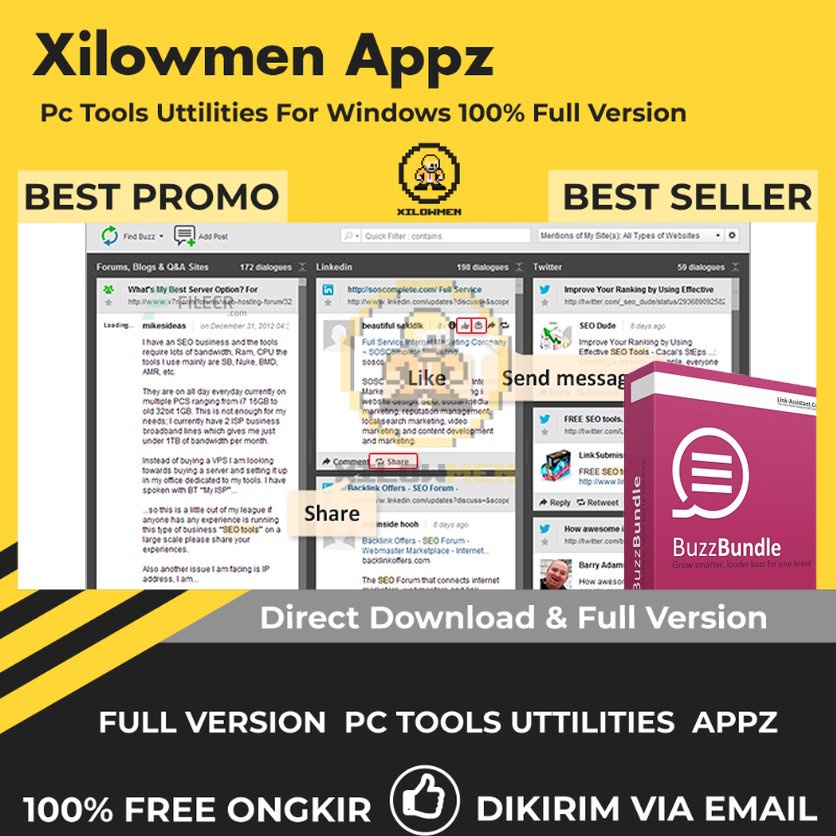 [Full Version] Link-Assistant BuzzBundle Enterprise Pro PC Tools Software Utilities Lifetime Win OS