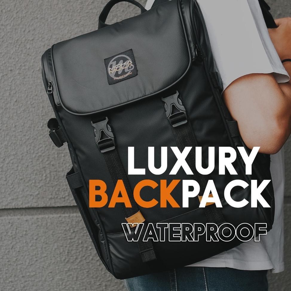 Best Seller Backpack Pria Wateroof Tas Ransel Laptop Orinal - Genus Pro2 Mokamula
