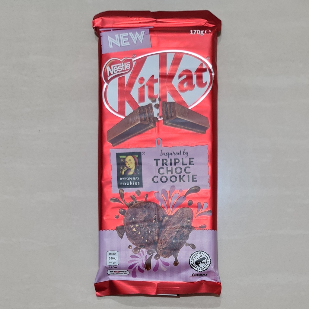 KitKat Kit Kat Triple Choc Cookies Inspired by Byron Bay Cookies 170 Gram