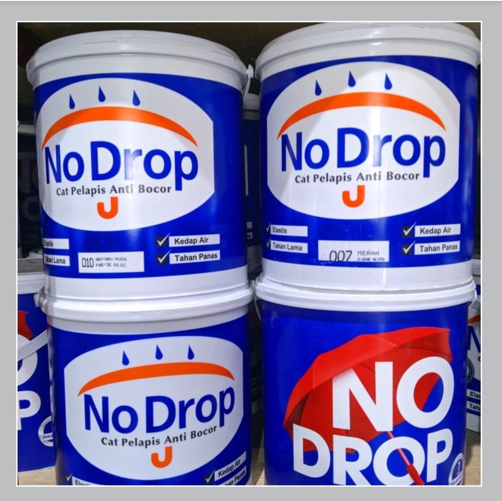 NO DROP WATEROROOF / CAT PELAPIS ANTI BOCOR / CAT TEMBOK NODROP 4 KG