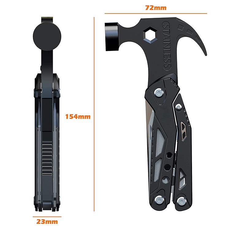 PALU MULTIFUNGSI/Palu Tang Lipat Multifunctional Axe Hammer Survival Tools/alat multifungsi/palu multifungsi/palu tang lipat/tang lipat