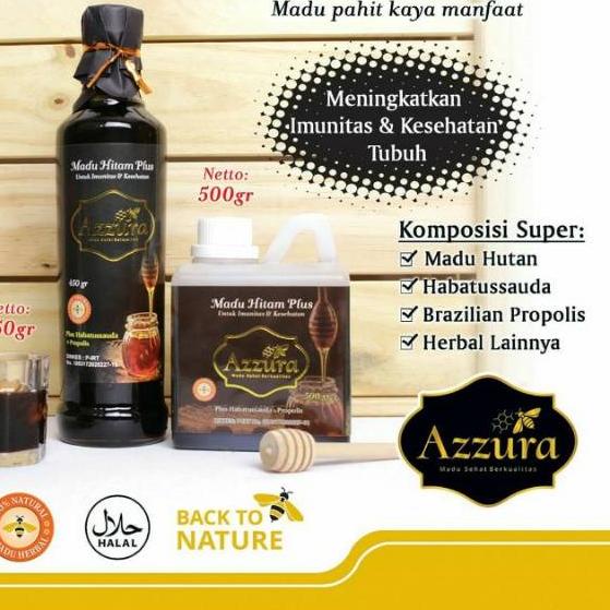 

♂ Azzura - Hitam Pahit Plus Propolis Habatussauda ✯