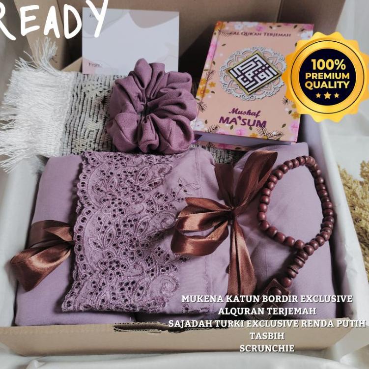 Paling Laris Seperangkat Alat Sholat Premium| Mukena Mahar | Paket Mukena Seserahan| Kado Ibu| Hadia