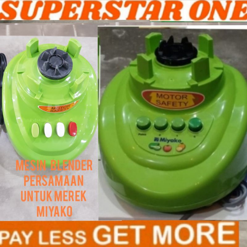 mesin blender miyako persamaannya/BL-101/102 GS