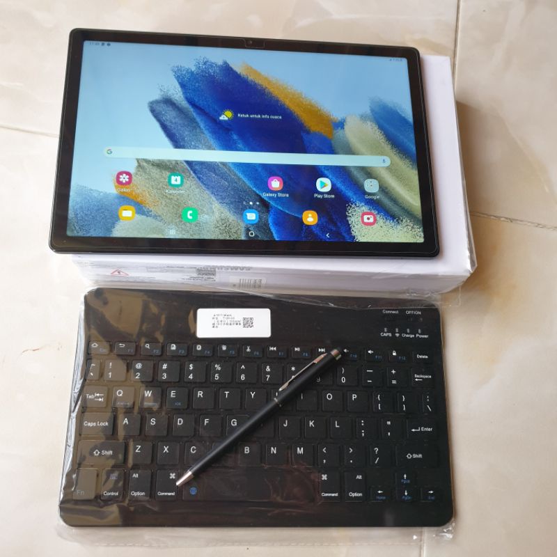 Samsung tab A8 Ram 4/128gb 10inch X205 + keyboard + stylus touch