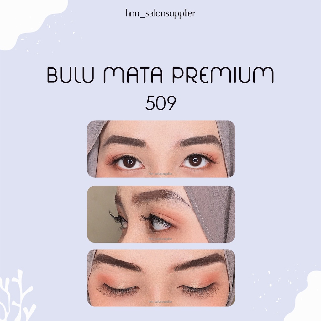 509 Bulu Mata Palsu Handmade Fake Eyelash Eye lashes lash Artifivial Belle Eyelashes Premium