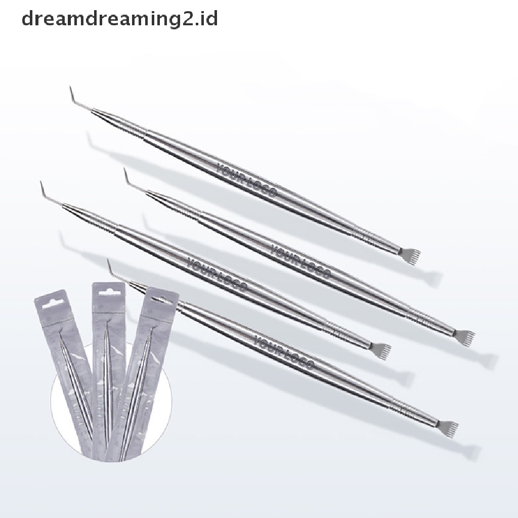 (dream) Stainless Steel Lash Lift Kit Aplikator Eyelash Perming Stick Dengan Sisir Bulu Mata.