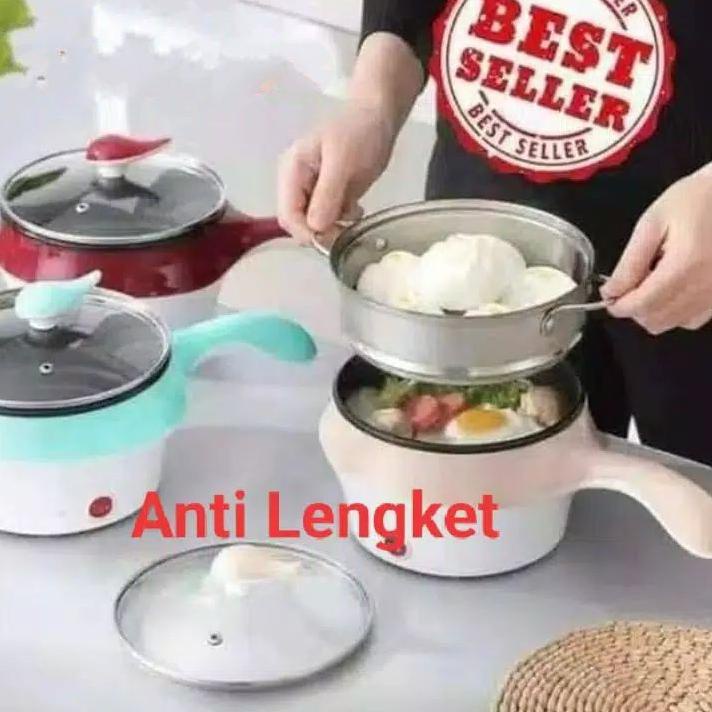 ۞ Panci Elektrik 2 Layer Panci Listrik Steamer Teko Air ➽