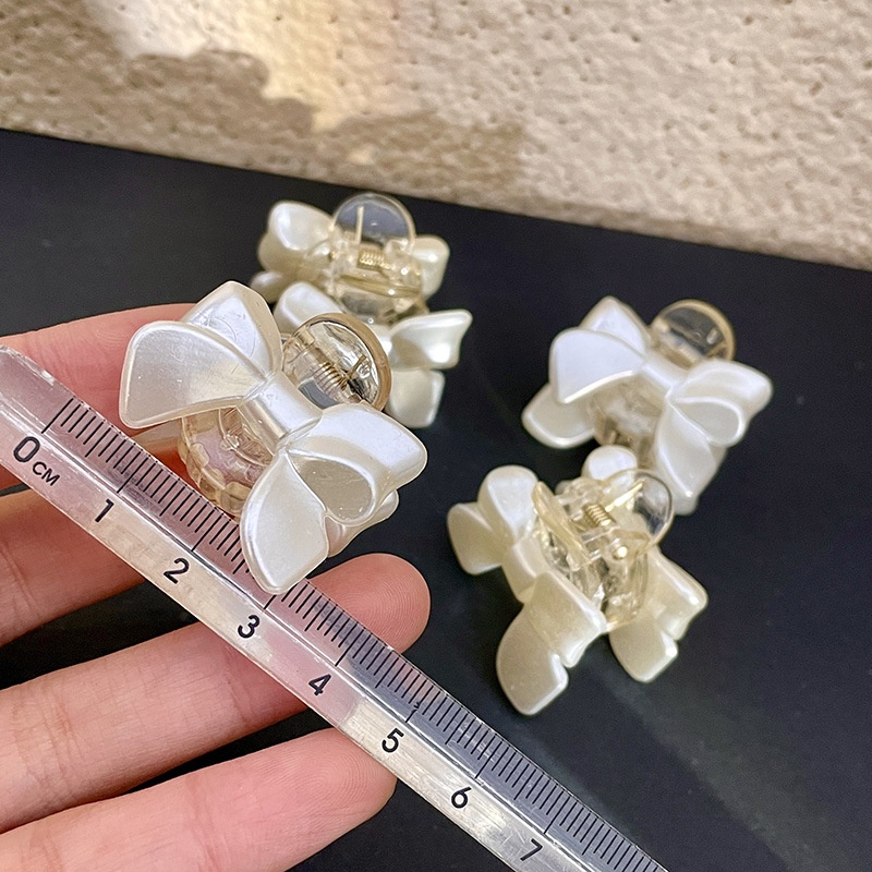 Bow Head Jewelry Poni Clip Grabbing Kecil Sideways Poni Hair Clip Female Clip Hair Card2023New