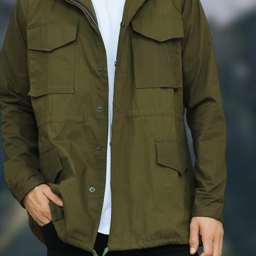 Terbaru⭐✔️-Hustleman Gilmer Jacket Canvas