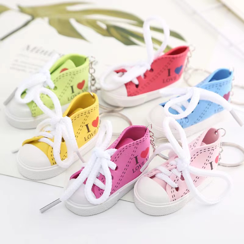 Aksesories kunci Model sepatu Mini sneakers Keychain Standar Motor Sepeda YS003