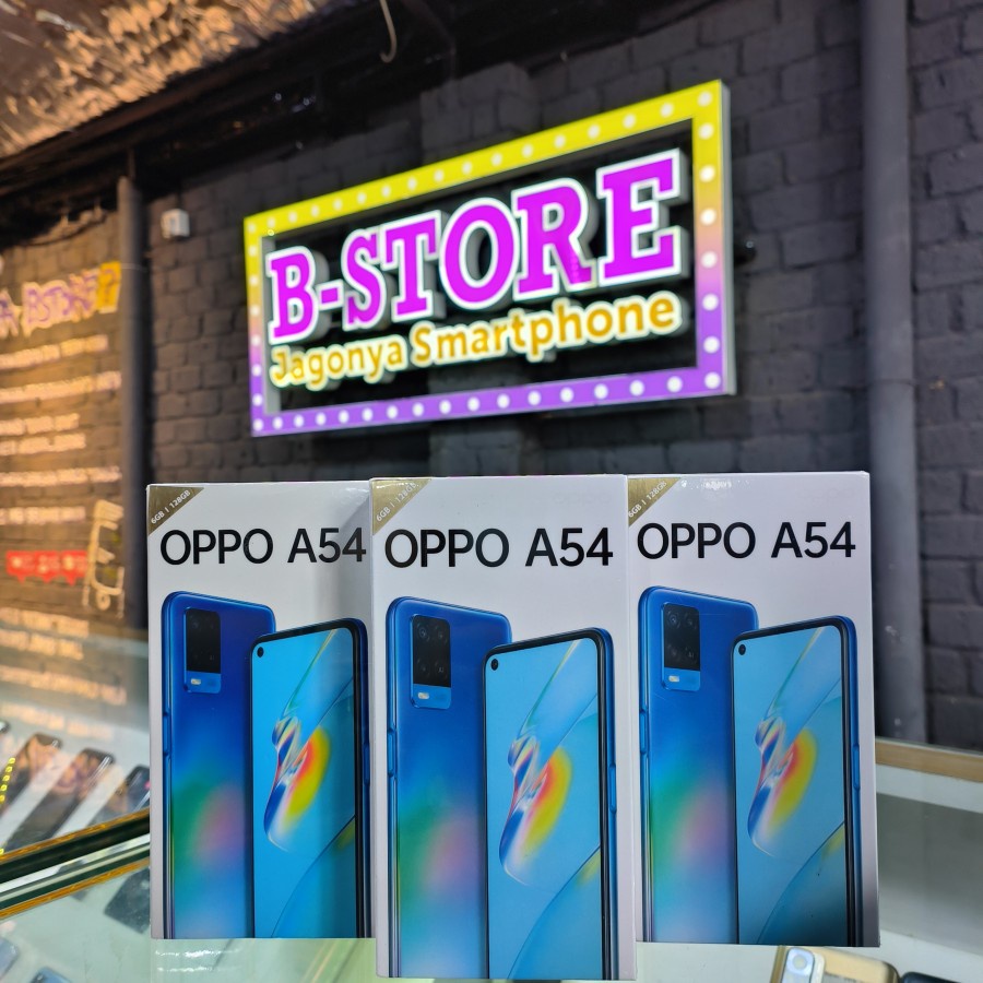 OPPO A54 RAM 6/128 GB - GARANSI RESMI - COD JAKARTA