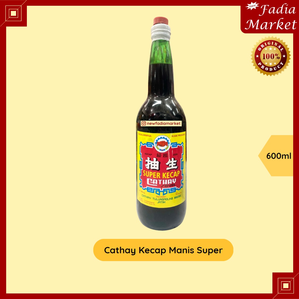 

Cathay Super Sauce Bumbu Masak Kecap Asin 600ml