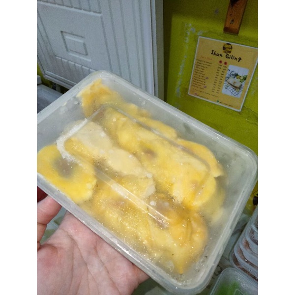 

Durian Kupas Manis Per Box Ukuran 500ml / +- 500g