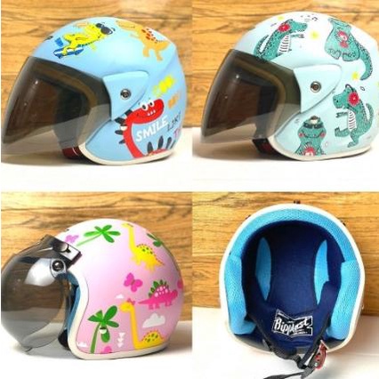 Helem Helm Motor Anak Karakter SNI Umur 3 4 5 6 7 8 Tahun