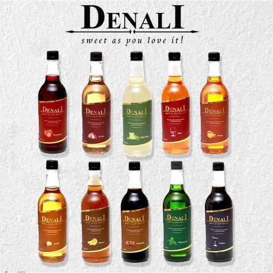 

DENALI SYRUP PREMIUM 750ML CAMPURAN MAKANAN/MINUMAN/ICE