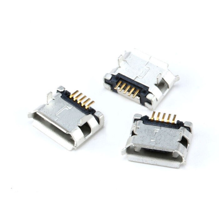 Micro USB 5 Pin Female Soket Socket MK5P 5Pin Connector murah